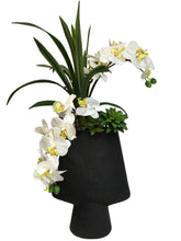 Carica l&#39;immagine nel visualizzatore di Gallery, Orchidee Real Touch. Vaso (23x12,5x30 cm). Spedizione Gratuita