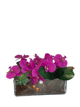 Load image into Gallery viewer, Orchidea Artificiale Real Touch. Vaso (30X10x10H). Spedizione Gratuita