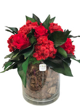 Load image into Gallery viewer, Rose stabilizzate Elichrysum Naturale. Vaso 12/12. Spedizione Gratuita