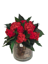 Laden Sie das Bild in den Galerie-Viewer, Rose stabilizzate Elichrysum Naturale. Vaso 12/12. Spedizione Gratuita