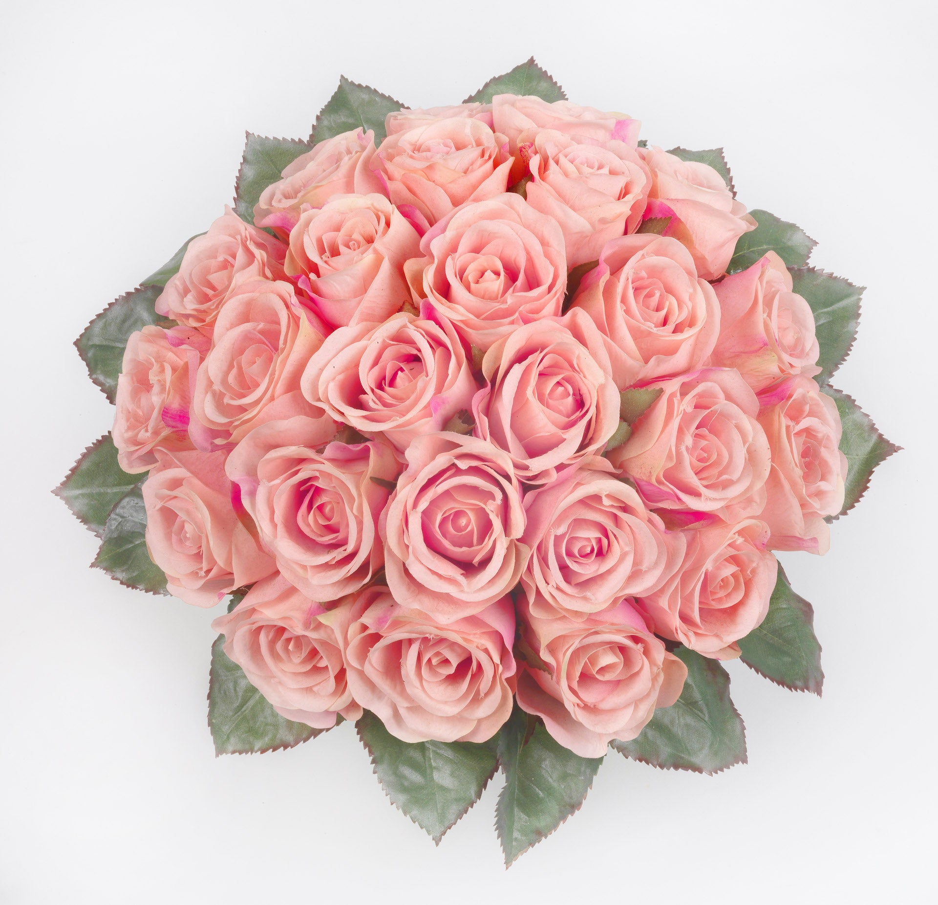 Eleganza Floreale: Il vaso di Rose Artificiali con Illusione d'Acqua